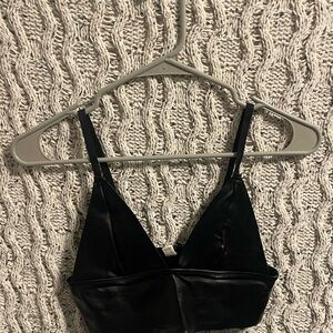 Black Women's Crop Top
